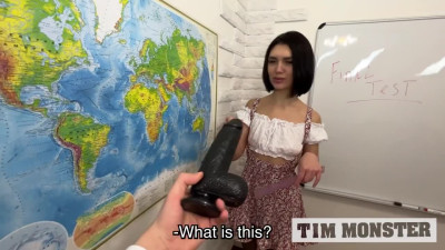 This college girl knows what her horny teacher wants.