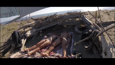 We built this place to jerk off on a public nudist beach and not be caught