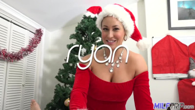 Miss Claus gives good boys perfect head - POV Milf Trip