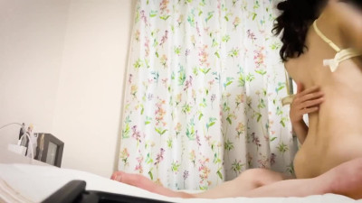 A cute Japanese woman is having hot sex with her boyfriend while no one is at home.