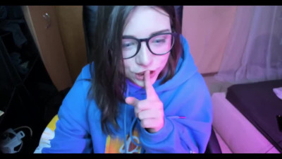 Stream of one Russian teen who plays with her dildo and vibrator locked in her room