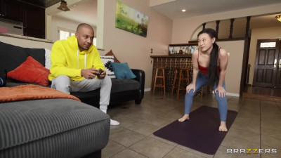 Petite Asian And Phat-booty Brunette Crave For Their Roommate's BBC And Hot Anal