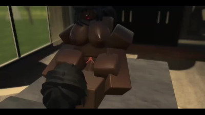 Roblox - Reverse cowgirl on a stranger's dick