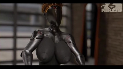 Ballerinas from the Atomic Heart game work their pussies