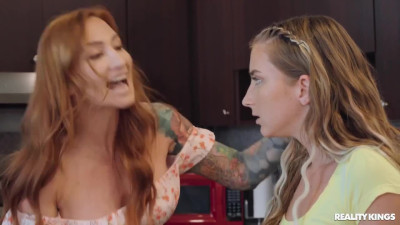 Mommy stuck a big toy in my pussy and made me orgasm