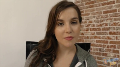 Kasey Warner persuades her landlord from evicting her via her holes and hands.