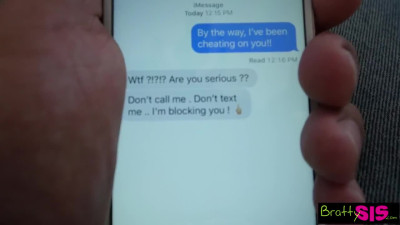 Guy broke up with his girlfriend to continue fucking his PAWG stepsister
