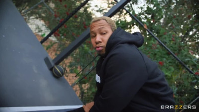 Athletic Latina eats sperm after outdoor sex with black basketball player