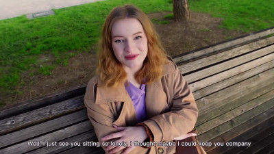 Lovely Redhead Beauty Is Ready To Fuck With a Stranger To Get a New iPhone