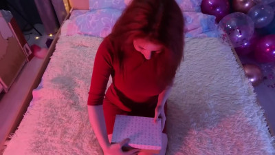 I Treated My Amazing Sexy Hot Busty Red-hair GF With An Incredible Fuck On St. Valentine's Day