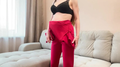 I finished in the pussy and on the gaping hole of my pregnant stepmom with a big ass.