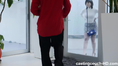 Hot Busty Bubble-booty Brunette Takes the Casting Couch's BBC With Pleasure And Relish
