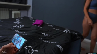 No time to watch porn when a French slut is hanging around