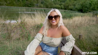 Little Louise's a shameless MILF with pierced nipples