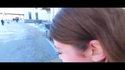 Mihanika tasted her stepbrother's sperm after a walk