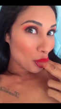 Couple of fingers were enough for a passionate latina with a shaved pussy to orgasm solo