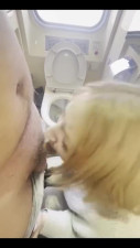 Risky sex with naughty studenе in the public train toilet