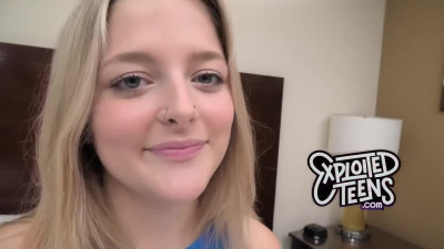 This cute 18 yr old spring breaker is making her first porn