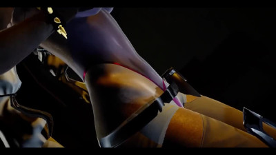 Cyberpunk Lucy gets fucked in reverse standing pose