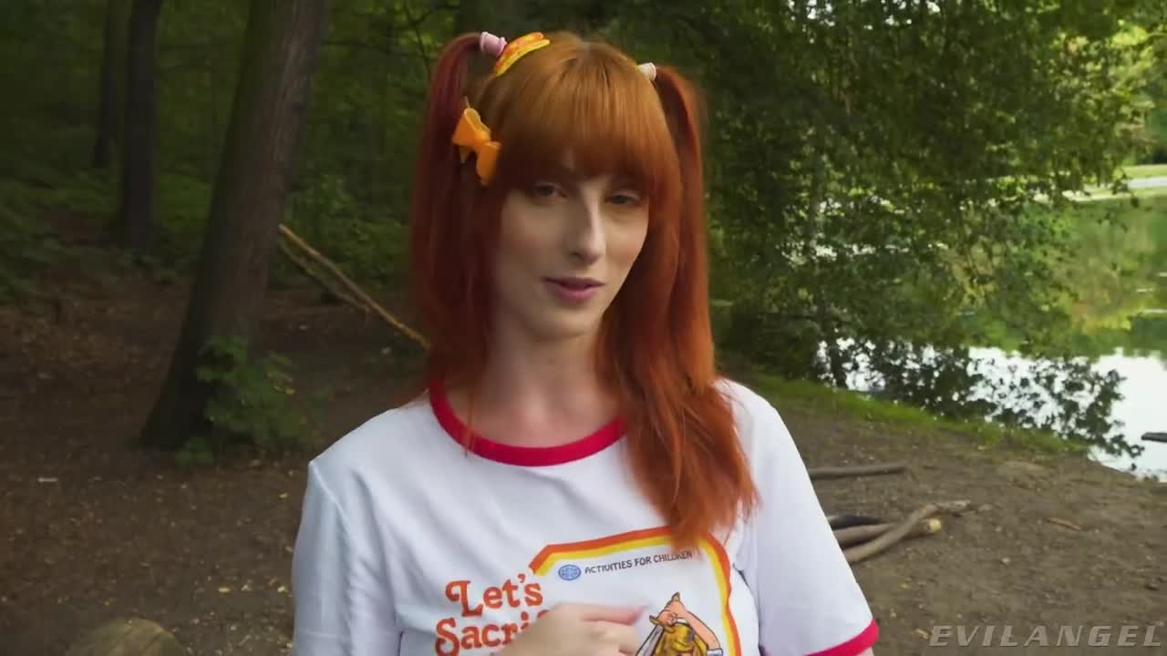 Watch Red-haired nymph is found masturbating in the forest and fucked by two lustful men in both her holes Full. Duration: 06:56 | ePornBabe.