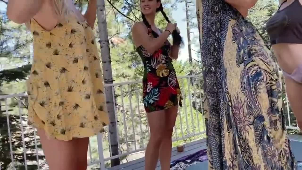Watch Four Lovely Busty Plump Hotties Do Naked Yoga On the Terrace, Overviewing Wild Woods Full. Duration: 10:45 | ePornBabe.