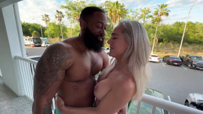 Sexy Busty Blonde MILF Relishes the Jock's BBC In the Swinger Resort