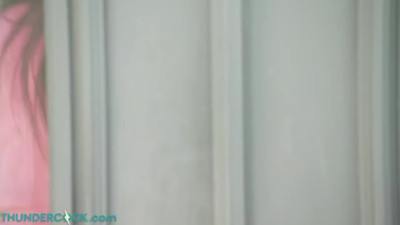Step-son was seduced by his busty MILF step-mom with perfect handjob