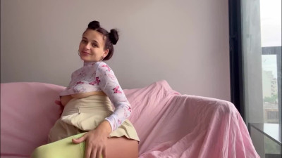 3rd term pregnant thot goes wild on her hormones!