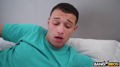 My horny Ebony step-mom again fucked my dick on a sofa!