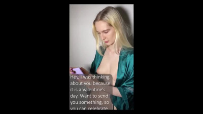 Hot leopard lingerie to seduce boyfriend on Valentine's Day