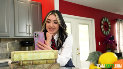 Lovely Sexy Busty Latina Teen Fucks With a Guy In Her Room Secretly From the Parents