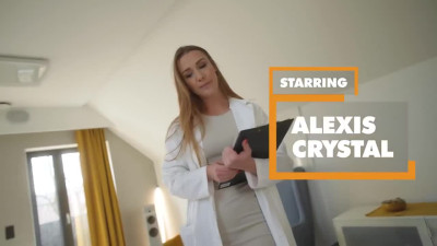 Hot as hell female doctor prescribes pussy therapy in missionary POV