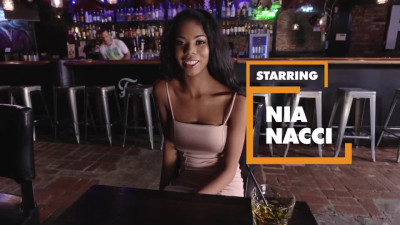 Beautiful ebony babe Nia Nacci is waiting for you for hot POV session