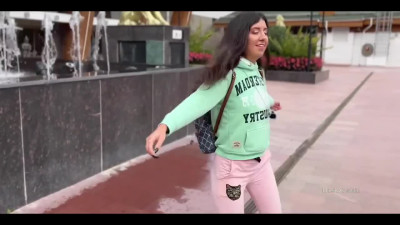 Katty West and Dis Diger went to the mall to take a chance and have sex in a public toilet
