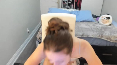Nadia Foxx show her friend using web cam and BBC toy how she can be fucked