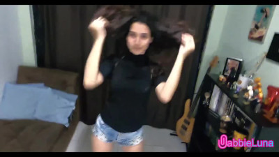 Cute latina fucked in her tight pussy