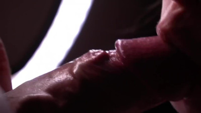 Close-up erotic sex ends with beautiful Creampie