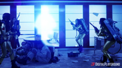 Male ghostbusters saved by female ghostbusters