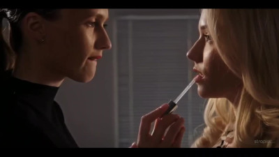 Sensually seducing in nylons - Stacy Cruz, Barbie Brill