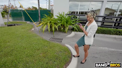 Cute Slim Blonde Asian Gets In a Bang Bus to Ride a Thick BBC For Money