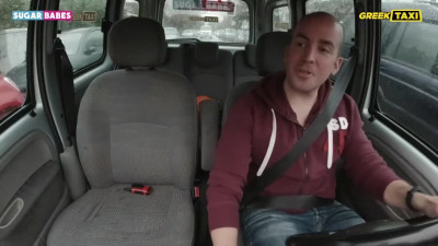 Cuckold watching his wife having dirty sex with pervy taxi driver