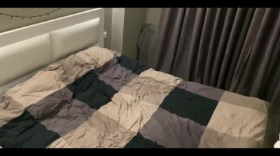 While husband was having fun with friends, his whore wife cheated on him in the bedroom - Hidden Camera