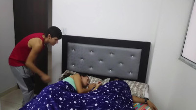 Stealing my step mama from dad to fuck her beautiful mouth and pussy