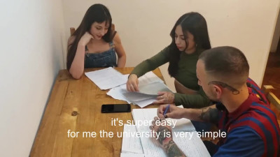 Sofi Indivar and La Sicaria starring in FFM threesome