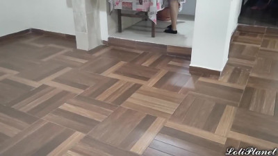 Fucked my booty stepdaughter on the kitchen