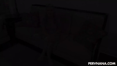 Filthy Old Woman Tries Pussy Of Her Step-grandson's GF And Takes Part With Them In a Mad Threesome