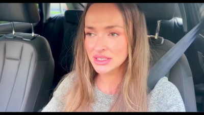 Sexy Slim German Girl Squirts In Her Car After an Orgasmic Fingering And Vibrator Treatment
