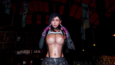 Fulfilling Tifa's Final Fantasy Of a Hot-doggy Fuck And Cum Covered Ass - 3D Porn