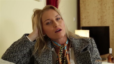 My Sexy Blonde Step-mom Sent Me Her Erotic Video As a Christmas Present