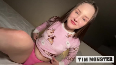 My girlfriend's best friend is a slut and now she will have to serve another cock